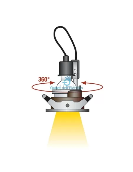 Wiva 41110181 Columbia gu10 argent